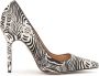 Kazar Fenomenale stiletto's in dierenmotief bedekt met natuurlijk haar Black Dames - Thumbnail 4