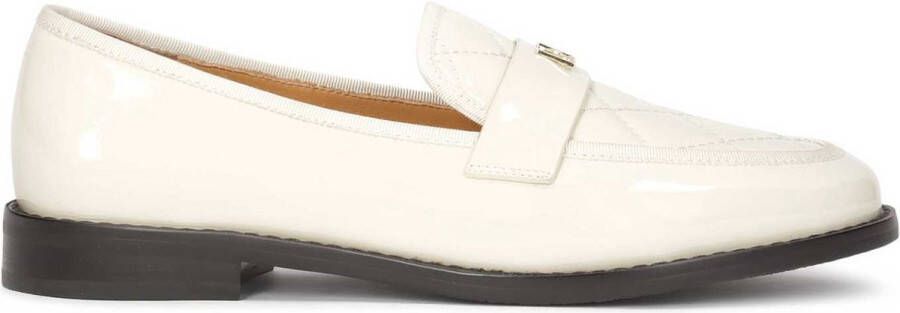 Kazar Quilted patent leather loafers