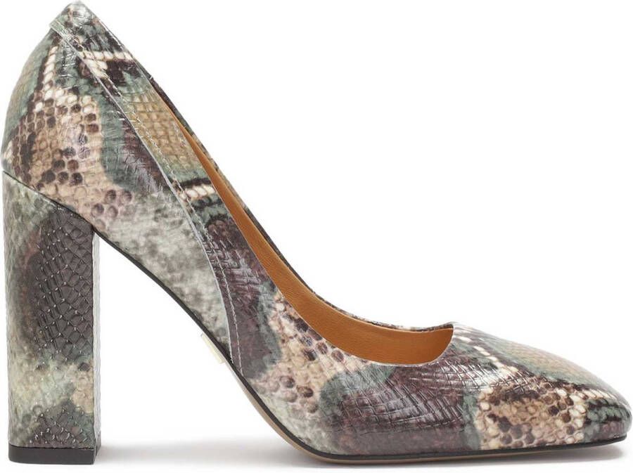 Kazar Serpentine pumps with high post heel