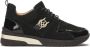 Kazar Sneakers gemaakt van gecombineerde materialen op een verhoogde zool Black Dames - Thumbnail 1