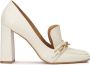 Kazar Vierkante neus pompen met kettingen Beige Dames - Thumbnail 3