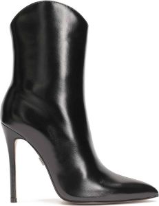 Kazar Stiletto boots with rounded upper
