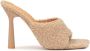 Kazar Studio Beige high-heeled mules - Thumbnail 1