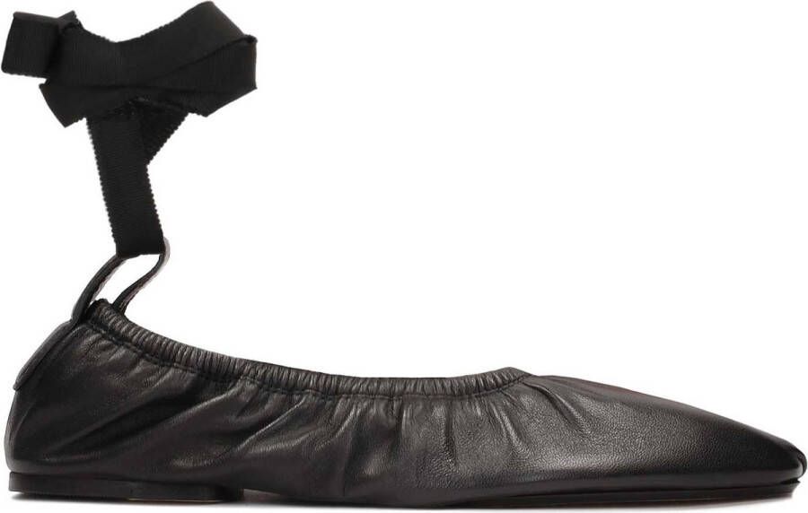 Kazar Studio Black leather ballerinas