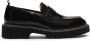 Kazar Studio Zwarte loafers gestikt met witte draad Black Heren - Thumbnail 1