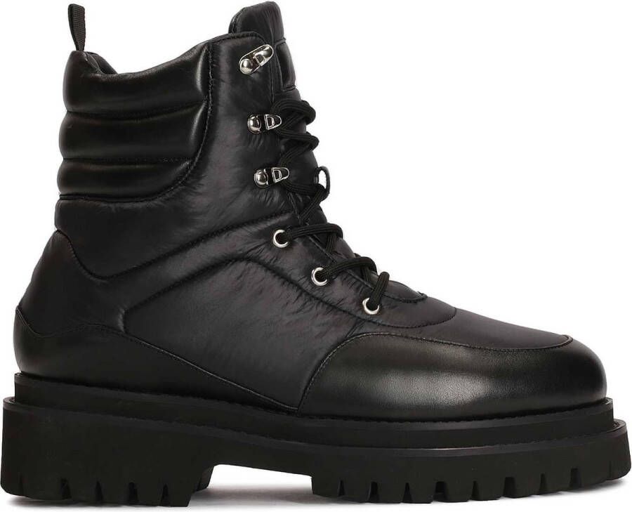 Kazar Studio Black men's boots made of combined materials