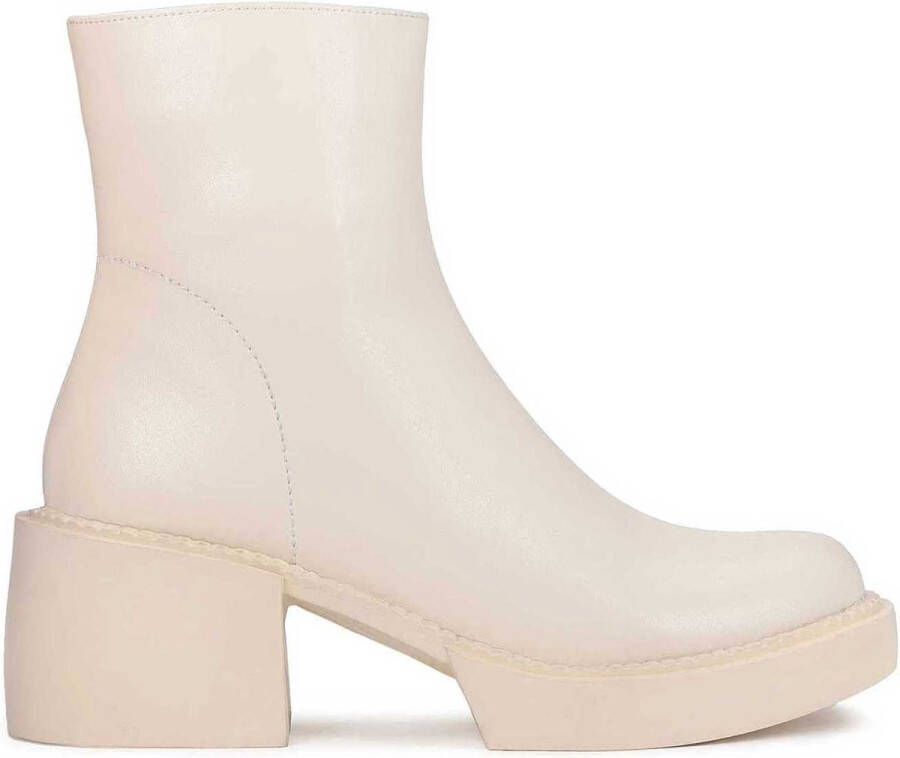 Kazar Studio Gebroken witte pantoffels voor dames