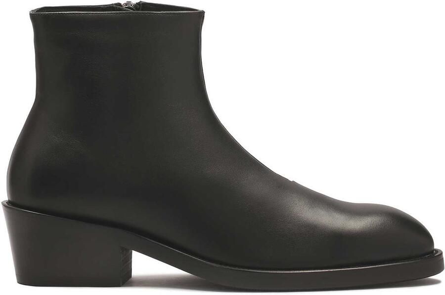 Kazar Studio Leather black boots with zipper upper