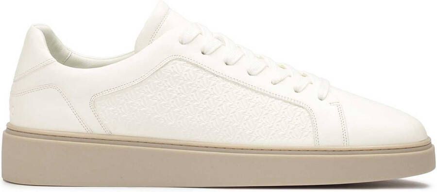 Kazar Studio Lace-up leather sneakers with embossed pattern