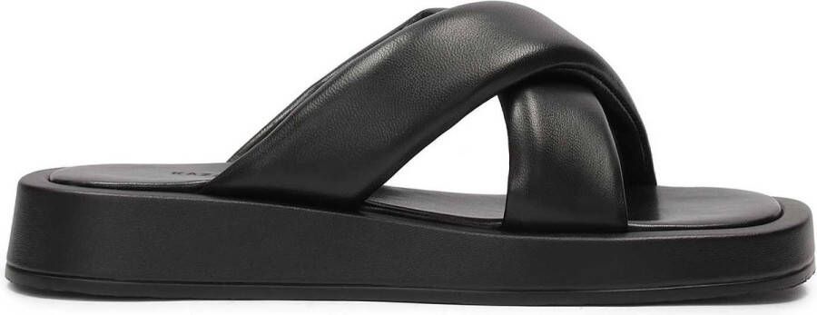 Kazar Studio Leather flip-flops with crossed strap