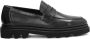 Kazar Leren loafers voor heren van Studio op een dikke zool Black Heren - Thumbnail 1