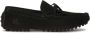 Kazar Studio Heren suède mocassins op een gegroefde zool Black Heren - Thumbnail 1