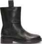Kazar Studio Slip-on leather boots with flat sole - Thumbnail 2