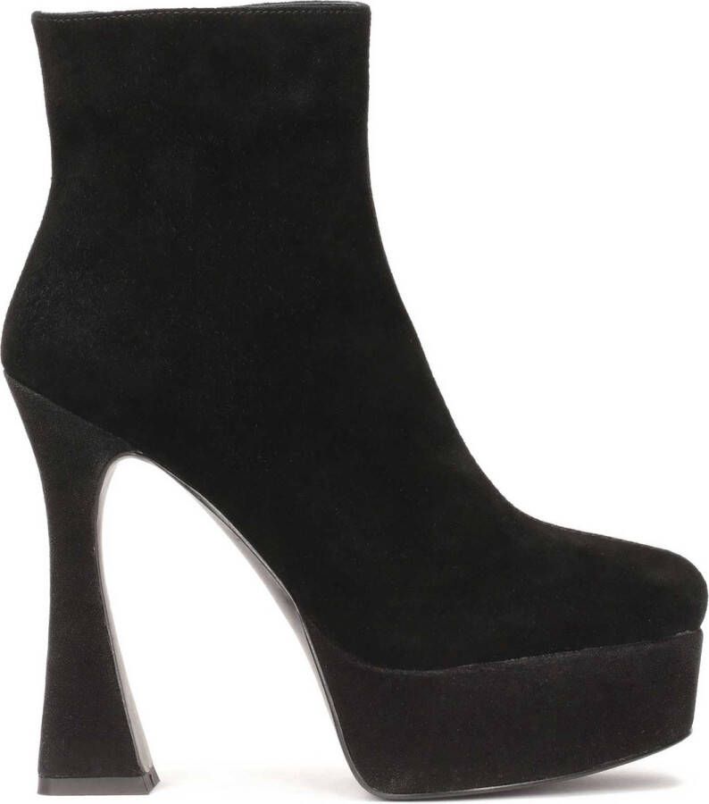 Kazar Studio Suede platform boots with high heel