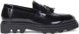 Kazar Zwarte leren loafers voor mannen met een wandelzool Black Heren - Thumbnail 1