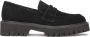 Kazar Suede zwarte instappers Black Dames - Thumbnail 4