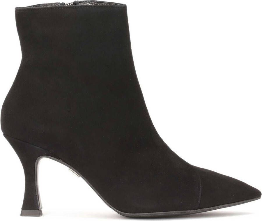 Kazar Suede boots with a slender heel