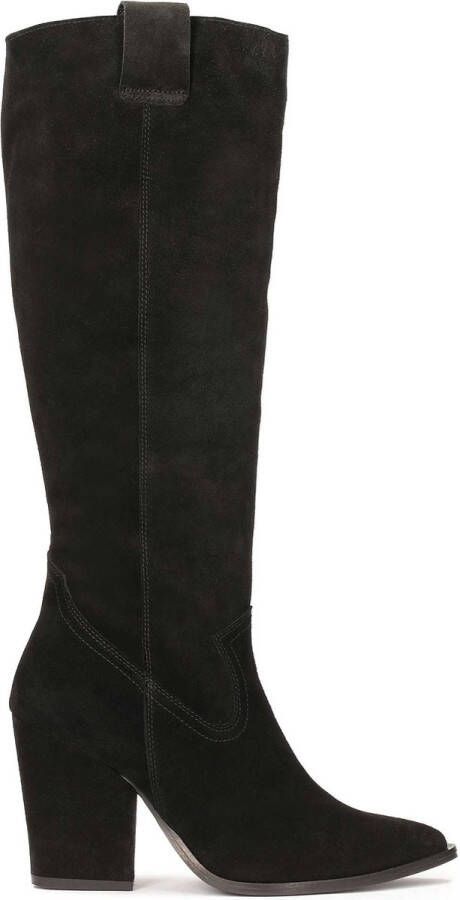 Kazar Suede cowboy laarzen Black Dames