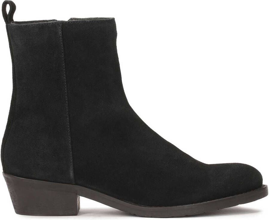 Kazar Suede heeled boots with a simple upper