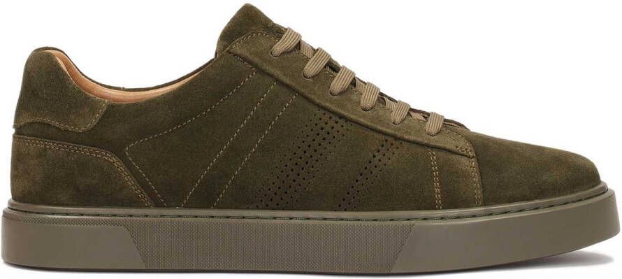 Kazar Suede sneakers in khaki kleur Green Heren - Foto 1