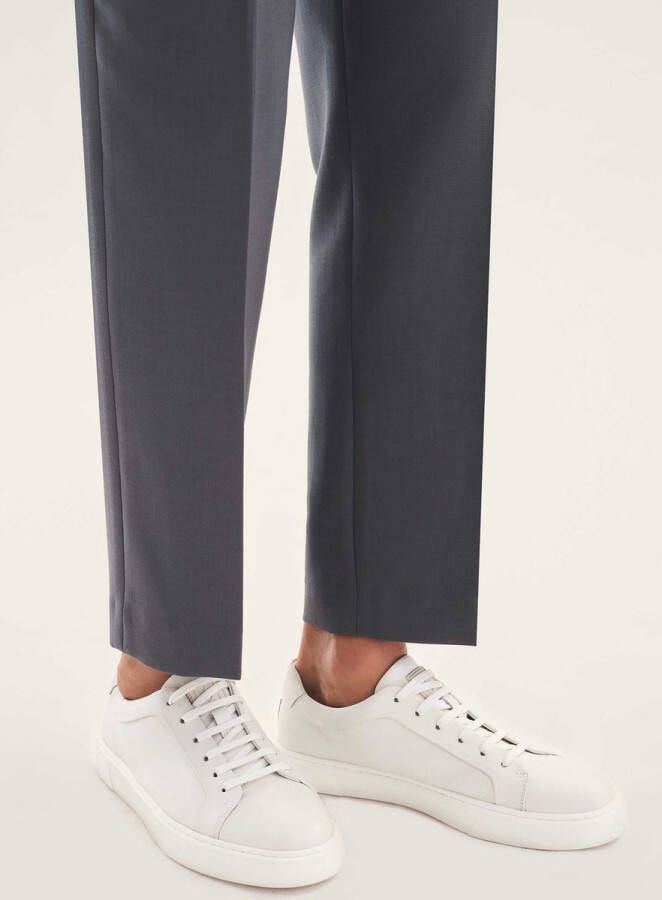 Kazar Tijdloze off-white sneakers voor mannen White Heren