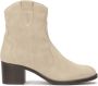 Kazar Tijdloze suède cowboy laarzen Beige Dames - Thumbnail 3