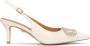 Kazar Bruiloft lage stiletto-pompen met sieradenversiering Beige Dames - Thumbnail 1
