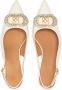 Kazar Bruiloft lage stiletto-pompen met sieradenversiering Beige Dames - Thumbnail 1