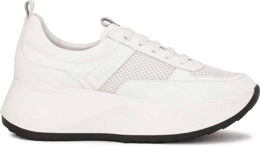 Kazar White sneakers on a high sole