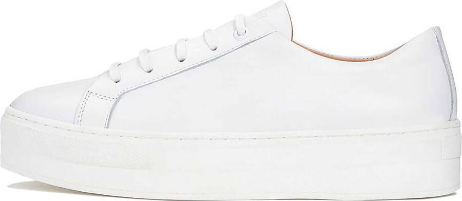 Kazar Dames witte sneakers White Dames