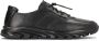 Kazar Zwarte leren herensneakers met een futuristische zool Black - Thumbnail 1