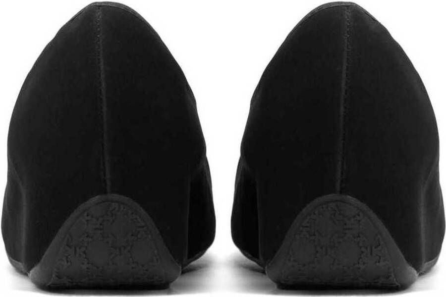 Kazar Dames zwarte ballerina's Black Dames