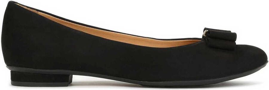 Kazar Zwarte ballerina's voor dames Black Dames