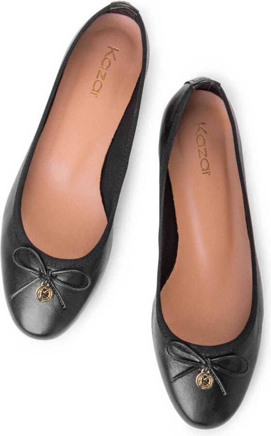 Kazar Zwarte ballerina's voor dames