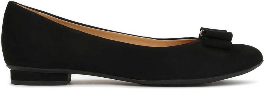 Kazar Zwarte ballerina's voor dames Black Dames