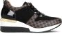 Kazar Dames zwarte en bruine sneakers Multicolor Dames - Thumbnail 1