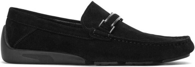 Kazar Zwarte mocassins voor mannen Black Heren
