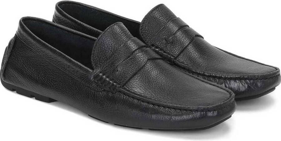 Kazar Zwarte mocassins voor heren Black Heren