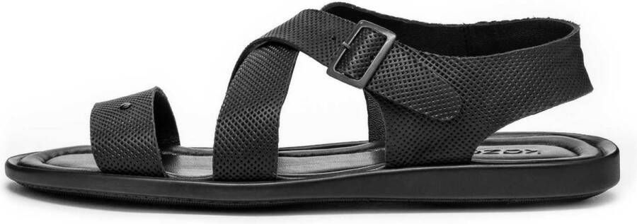 Kazar Zwarte sandalen voor heren Black Heren