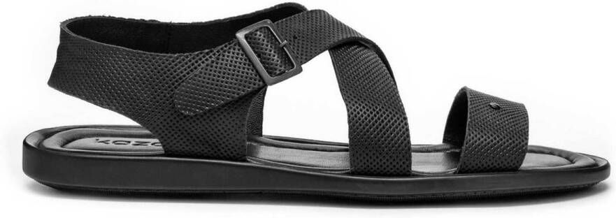 Kazar Zwarte sandalen voor heren