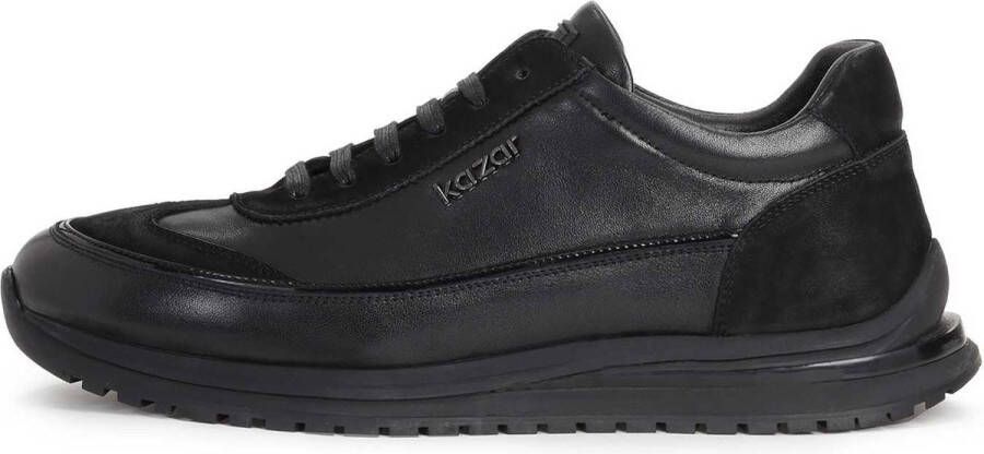 Kazar Zwarte sneakers voor mannen Black Heren