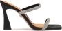 Kazar Zwarte Stof Glamour Hak Muiltjes Black Dames - Thumbnail 1