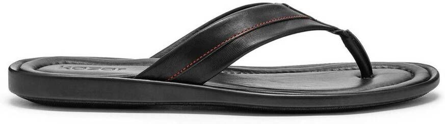 Kazar Heren zwarte teenslippers Black Heren