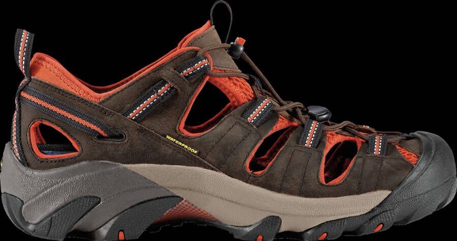 Keen Arroyo II Heren Wandelschoenen Black Olive Bombay Brown Groen Leer K1008419