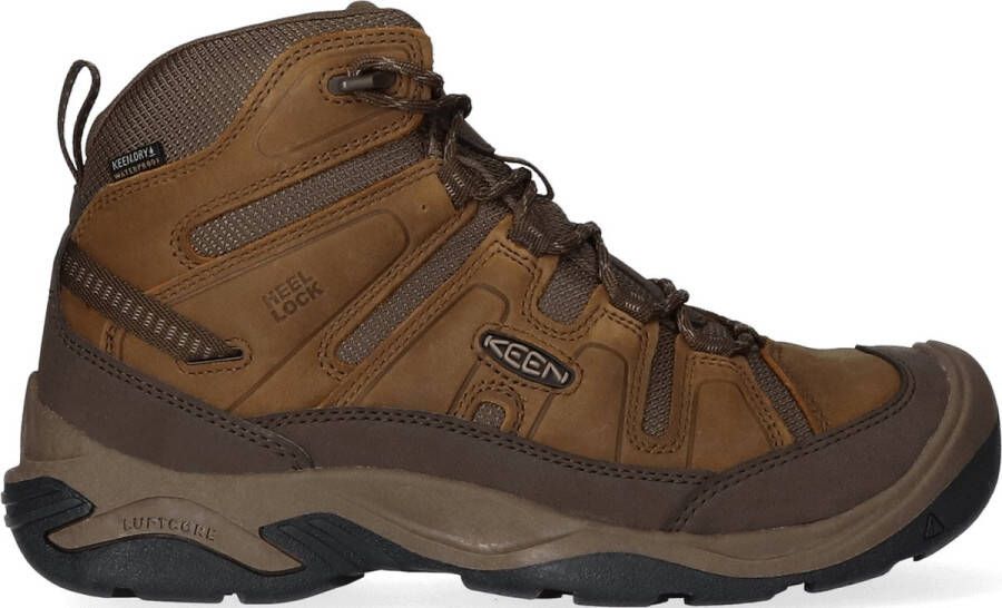 Keen Circadia Mid Heren Wandelschoenen Bison Brindle Bruin Leer K1026769