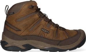 Keen Circadia Mid Heren Wandelschoenen Bison Brindle Bruin Leer K1026769
