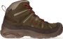 Keen Circadia Mid Heren Wandelschoenen Dark Olive Potters Clay Groen Leer K1026766 - Thumbnail 1