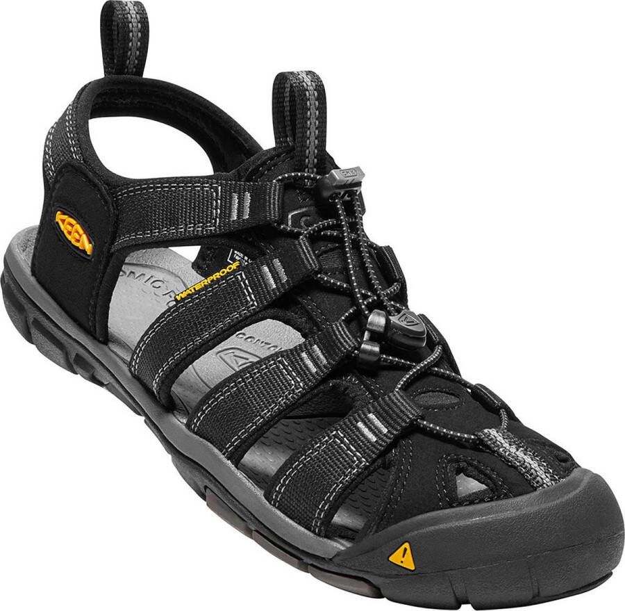 Keen Clearwater CNX Wandelsandalen Mannen Zwart Grijs