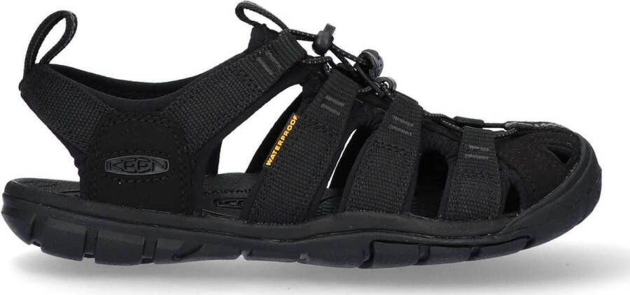 Keen Clearwater Dames Wandelsandalen Black Black Zwart Polyester