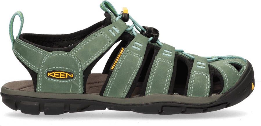 Keen Clearwater Dames Wandelsandalen Mineral Blue Yellow Aqua Leer K1014371